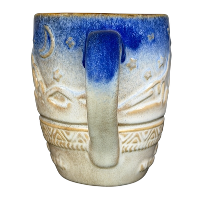 Handcrafted Zion National Park mug with a scenic design and decorative handle