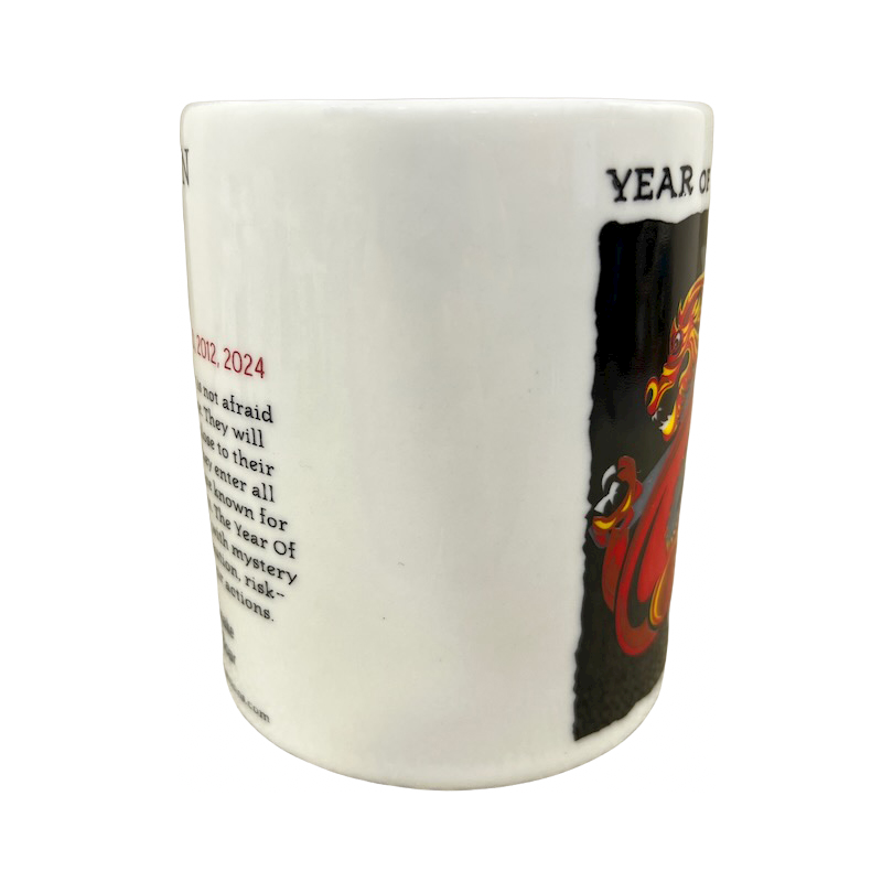 Year Of The Dragon Chinese Zodiac Mug Golden Wave Creations