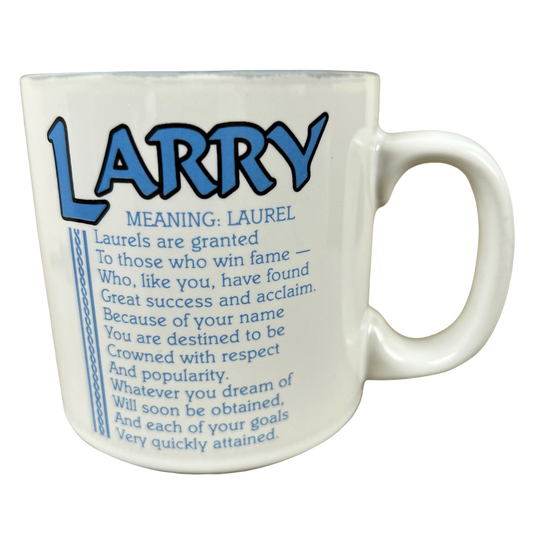 LARRY Poetry Name Gray Interior Mug Papel