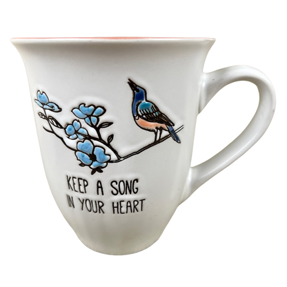 Keep A Song In Your Heart Bird And Flowers Mug Spectrum Designz