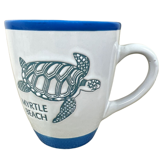 Myrtle Beach Turtle Etched Mug