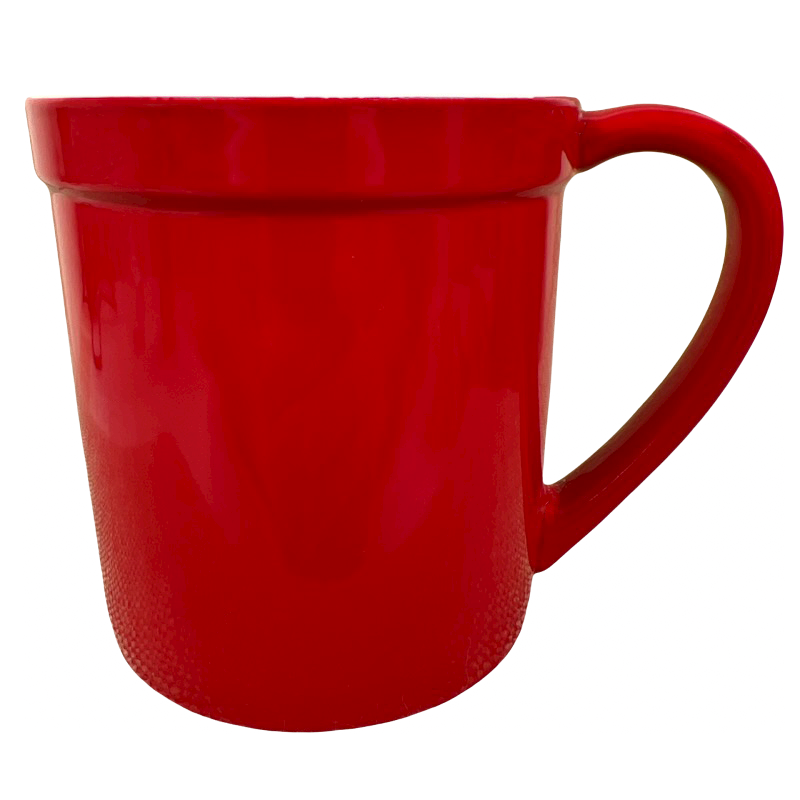 Embossed Logo 16oz Red Mug 2012 Starbucks