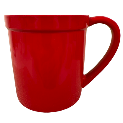 Embossed Logo 16oz Red Mug 2012 Starbucks