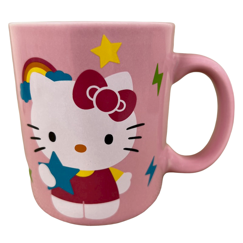 Hello Kitty With Rainbow And Stars Mug Sanrio