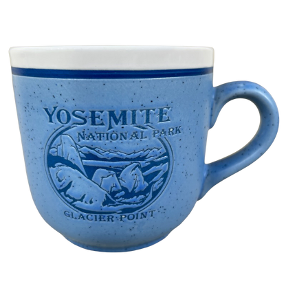 Yosemite National Park Glacier Point Etched Vintage Mug