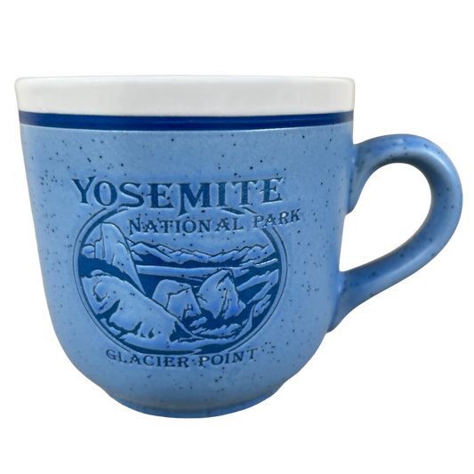 Yosemite National Park Glacier Point Etched Vintage Mug