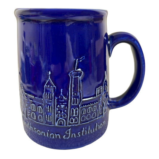 Smithsonian Institution Embossed Mug Bennington Pottery