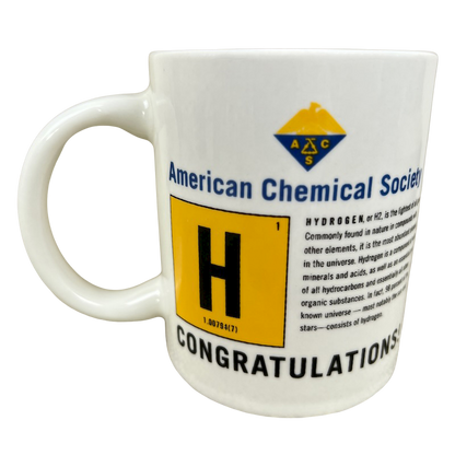 American Chemical Society Happy Anniversary Hydrogen Mug