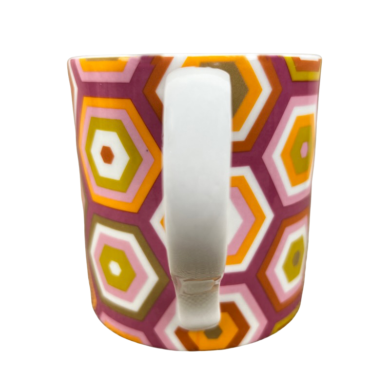 Hexagonal Geometric Pattern Mug Jonathan Adler