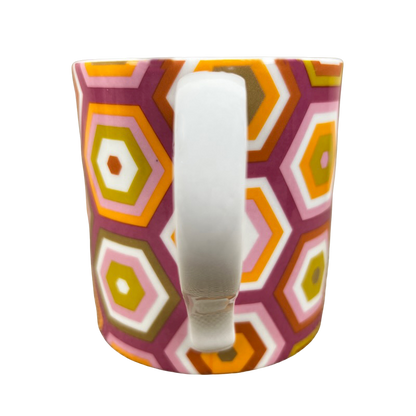 Hexagonal Geometric Pattern Mug Jonathan Adler