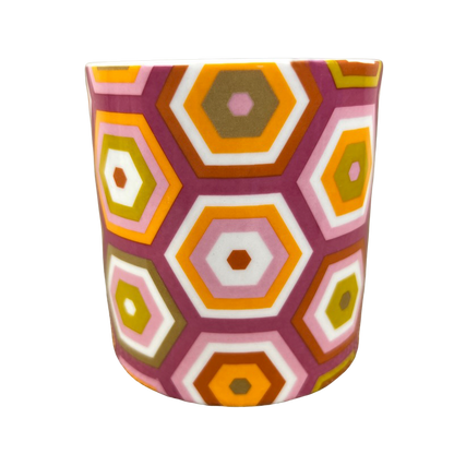 Hexagonal Geometric Pattern Mug Jonathan Adler