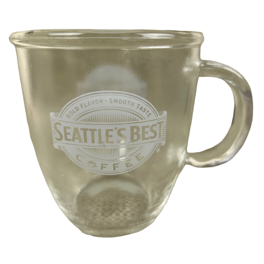 Seattle's Best Coffee Frosted Glass Mug