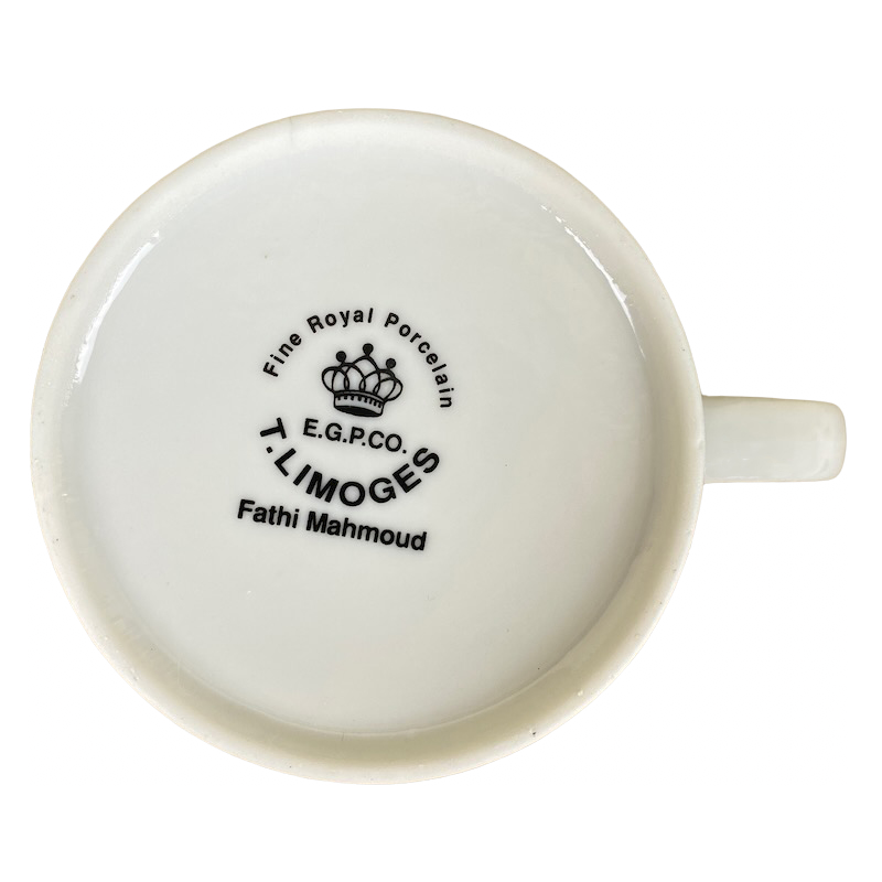 Fathi Mahmoud Egyptian Mug T Limoges EGP Company