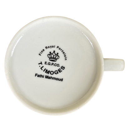 Fathi Mahmoud Egyptian Mug T Limoges EGP Company