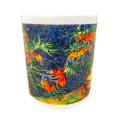 Floral Vincent Van Gogh Master Impressionists D Burrows Mug Chaleur