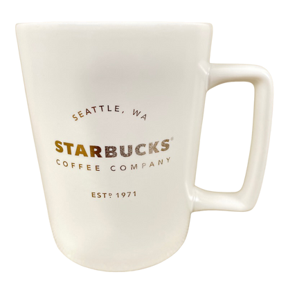 Seattle WA ESTD 1971 Square Handle 16oz Mug 2016 Starbucks