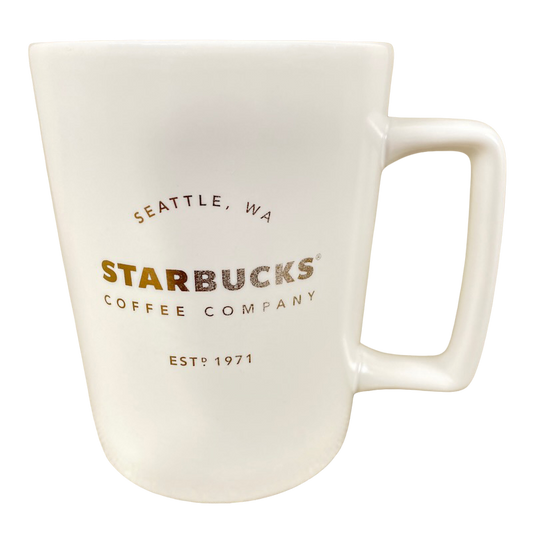 Seattle WA ESTD 1971 Square Handle 16oz Mug 2016 Starbucks