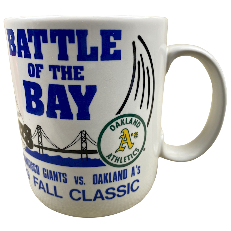 Battle Of The Bay San Francisco Giants Vs. Oakland A's 1989 Fall Classic Mug Papel