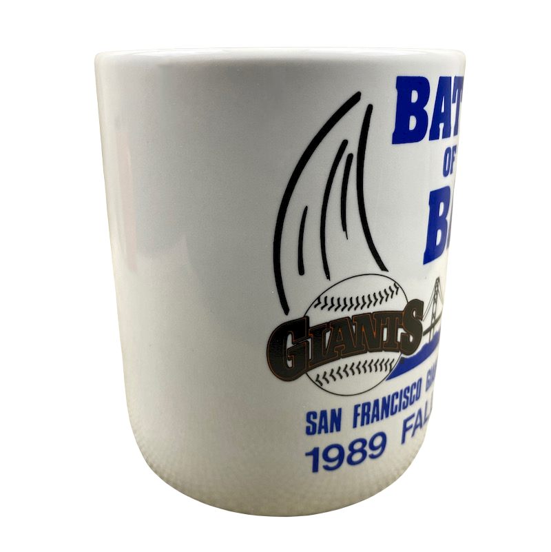 Battle Of The Bay San Francisco Giants Vs. Oakland A's 1989 Fall Classic Mug Papel