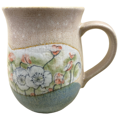 Floral Tankard Mug Otagiri