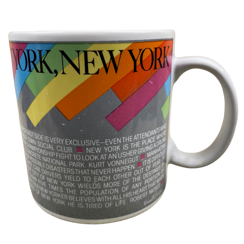 New York New York Kenneth Grooms Mug The Toscany Collection