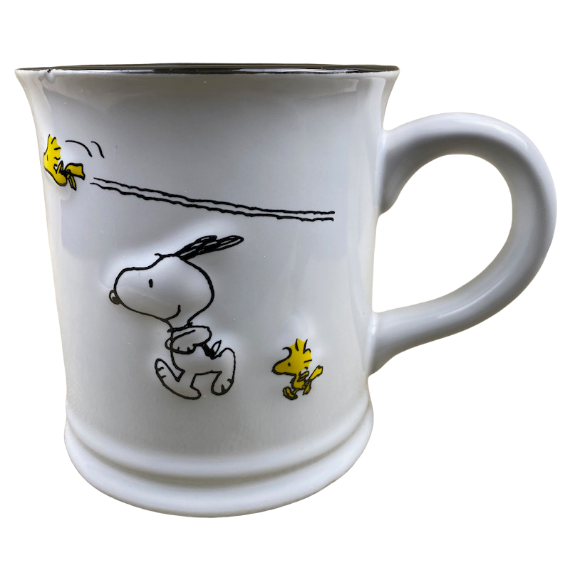 Peanuts Snoopy & Woodstock Embossed Mug Peanuts Worldwide