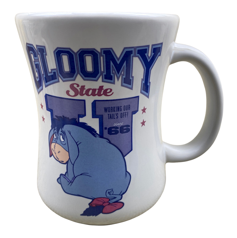 Eeyore Gloomy State U Mug Disney Store