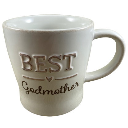 BEST Godmother Embossed Mug Hallmark NEW