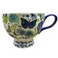 August Wren Jennifer Orkin Lewis Wing And Petal Butterfly & Floral Pedestal Mug Anthropologie