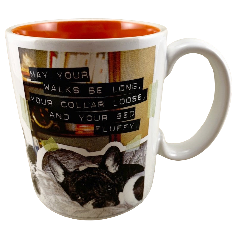 From Frank May Your Walks Be Long Your Collar Loose And Your Bed Fluffy Mug Enesco