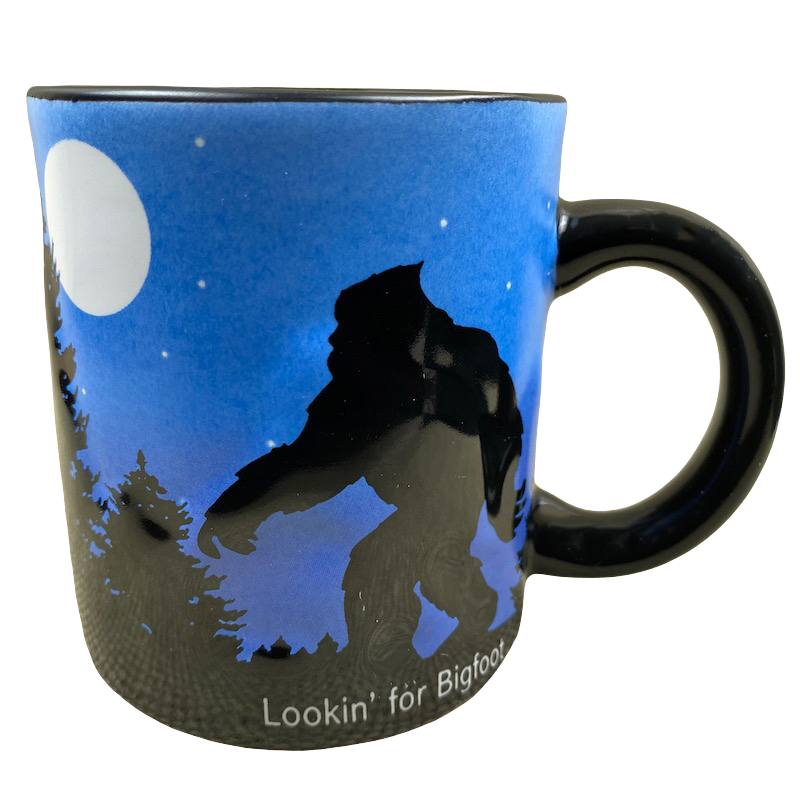 Lookin' For Bigfoot Embossed Mug