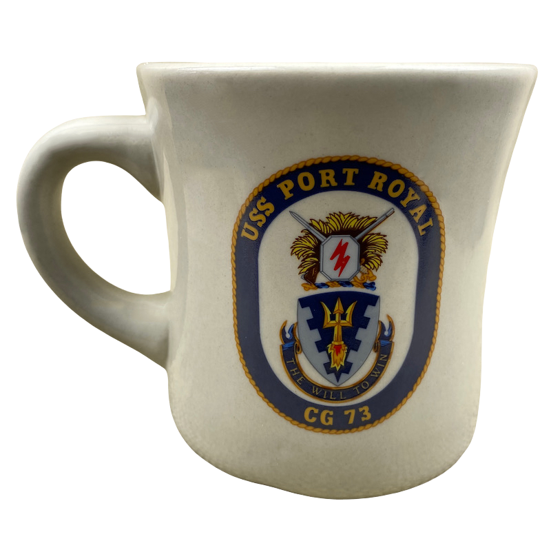 USS Port Royal CG-73 United States Navy Mug Mil-Art China