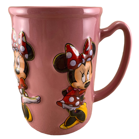 Minnie Mouse Posing Embossed Pink Mug Disney