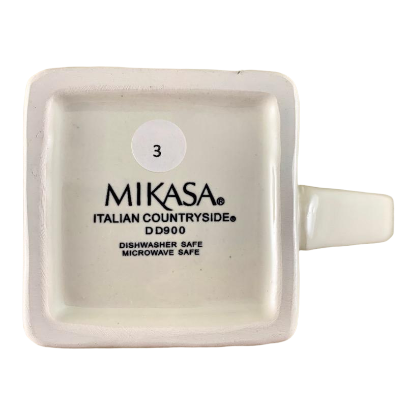 Italian Countryside Large Square Bottom Mug #DD900 Mikasa
