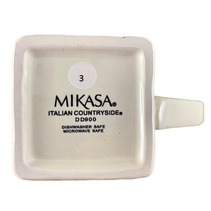 Italian Countryside Large Square Bottom Mug #DD900 Mikasa