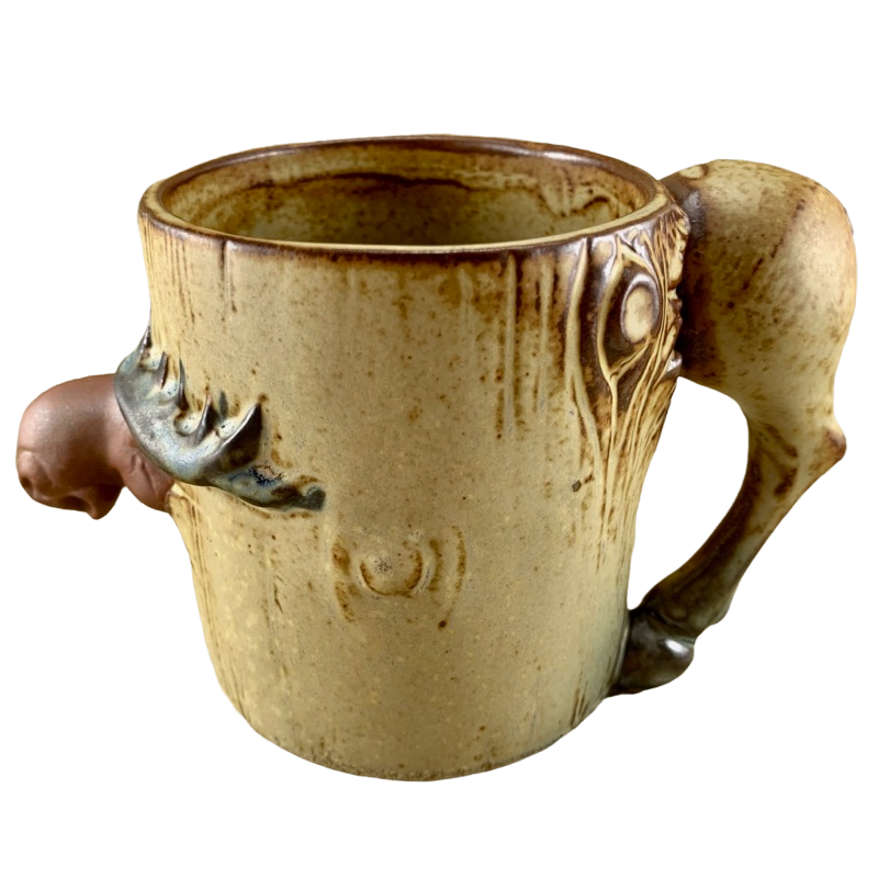 Moose Through A Tree 3D Figural Mug Giftcraft
