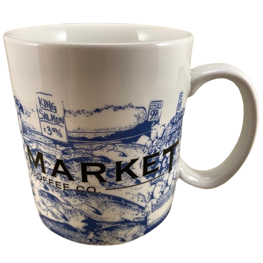 Skyline Series Pike Place Market Seattle Mug 2002 Starbucks