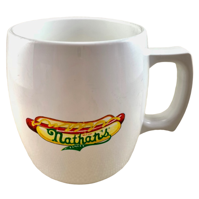 Nathan's Famous Hot Dog Plastic Mug