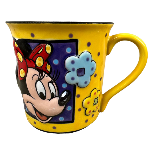 Minnie Mouse And Flowers Embossed Mug Disney