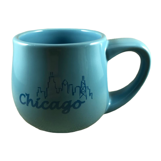 Chicago Skyline Large Round Mug