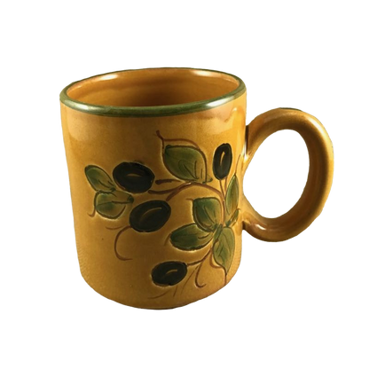 Hand Made In France Floral Mug Vallauriso