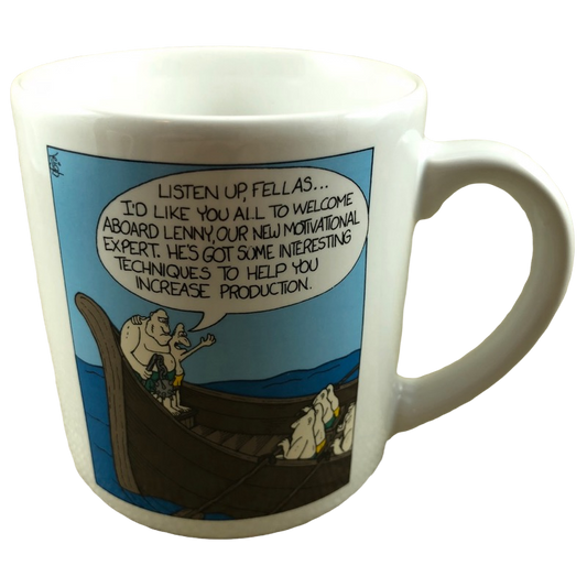 Welcome Aboard Lenny Our New Motivational Speaker Leigh Rubin Mug Recycled Paper Products