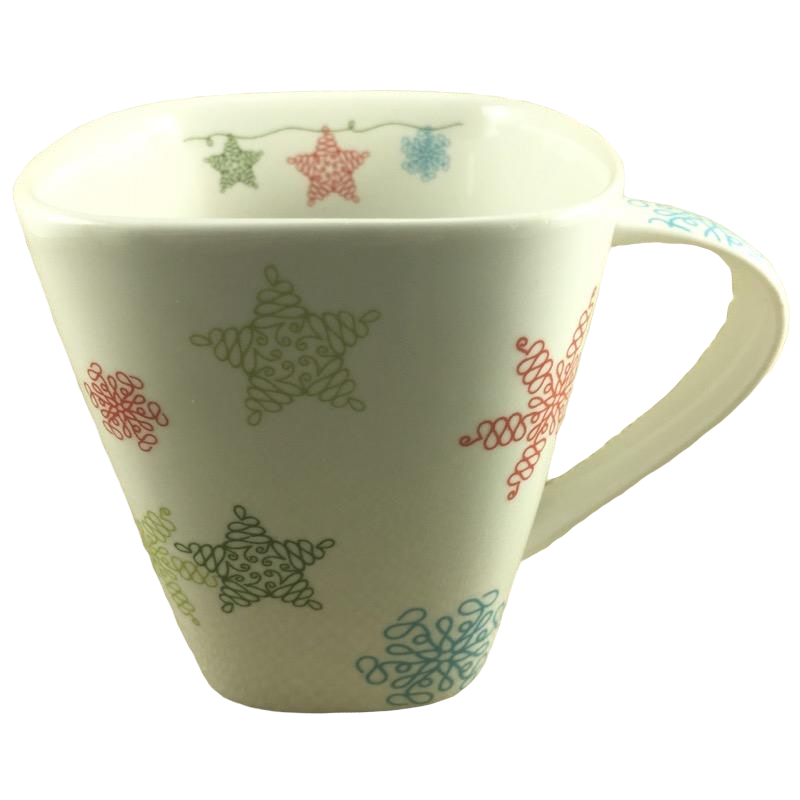 Stars And Snowflakes Mug 2005 Starbucks