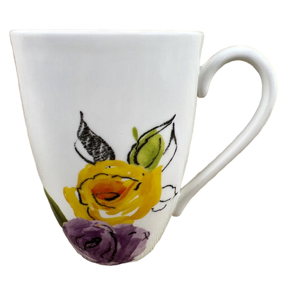 Kate Spade Charcoal Floral Mug Lenox
