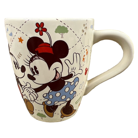 Mickey Mouse And Minnie Mouse Dancing With Pluto Mug Disney Store