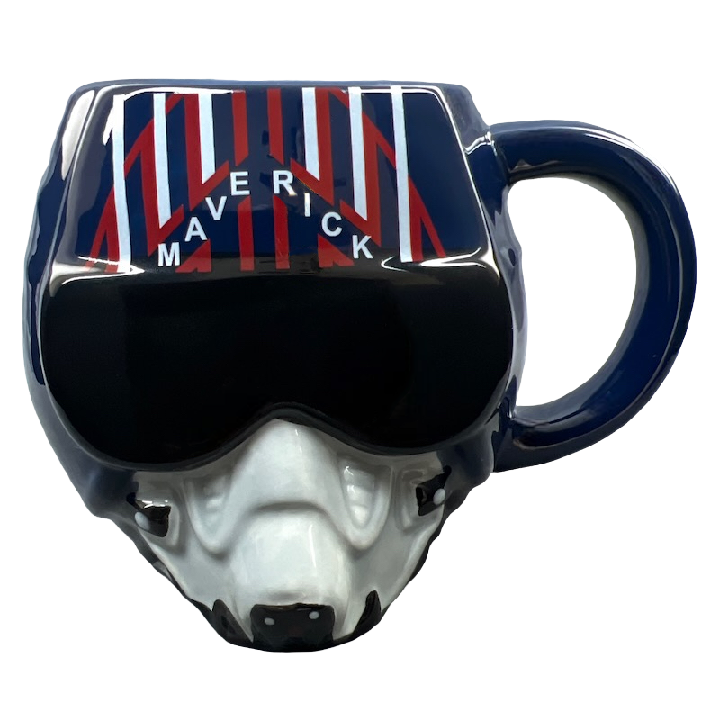 Top Gun Maverick 3D Figural Sculpted Helmet Mug Silver Buffalo