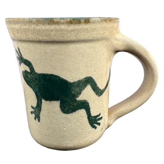Frog Vintage Pottery Salt Glazed Mug Monroe Salt Works