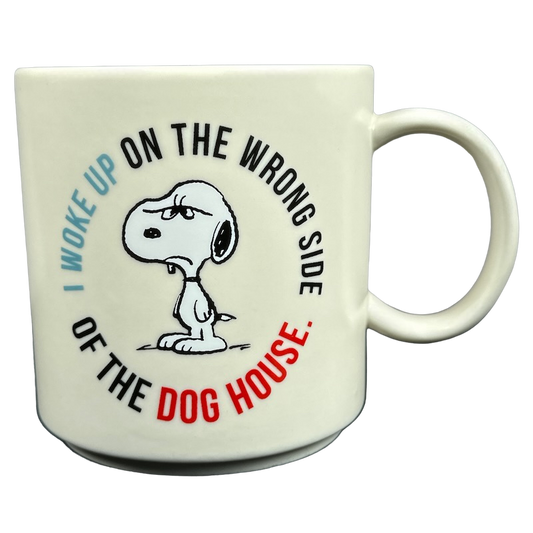 Snoopy Peanuts I Woke Up On The Wrong Side Of The Dog House Mug Hallmark