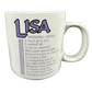 LISA Poetry Name Lavender Interior Mug Papel
