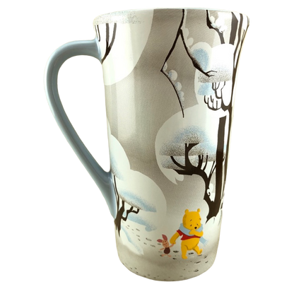 Winnie The Pooh And Piglet Walking Through A Forest Of Trees Tall Mug Disney Store